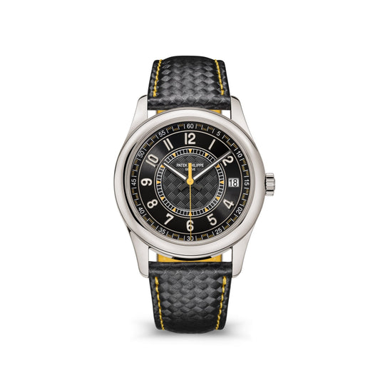 Yellow Black - Black Leather - Automatic - 40mm