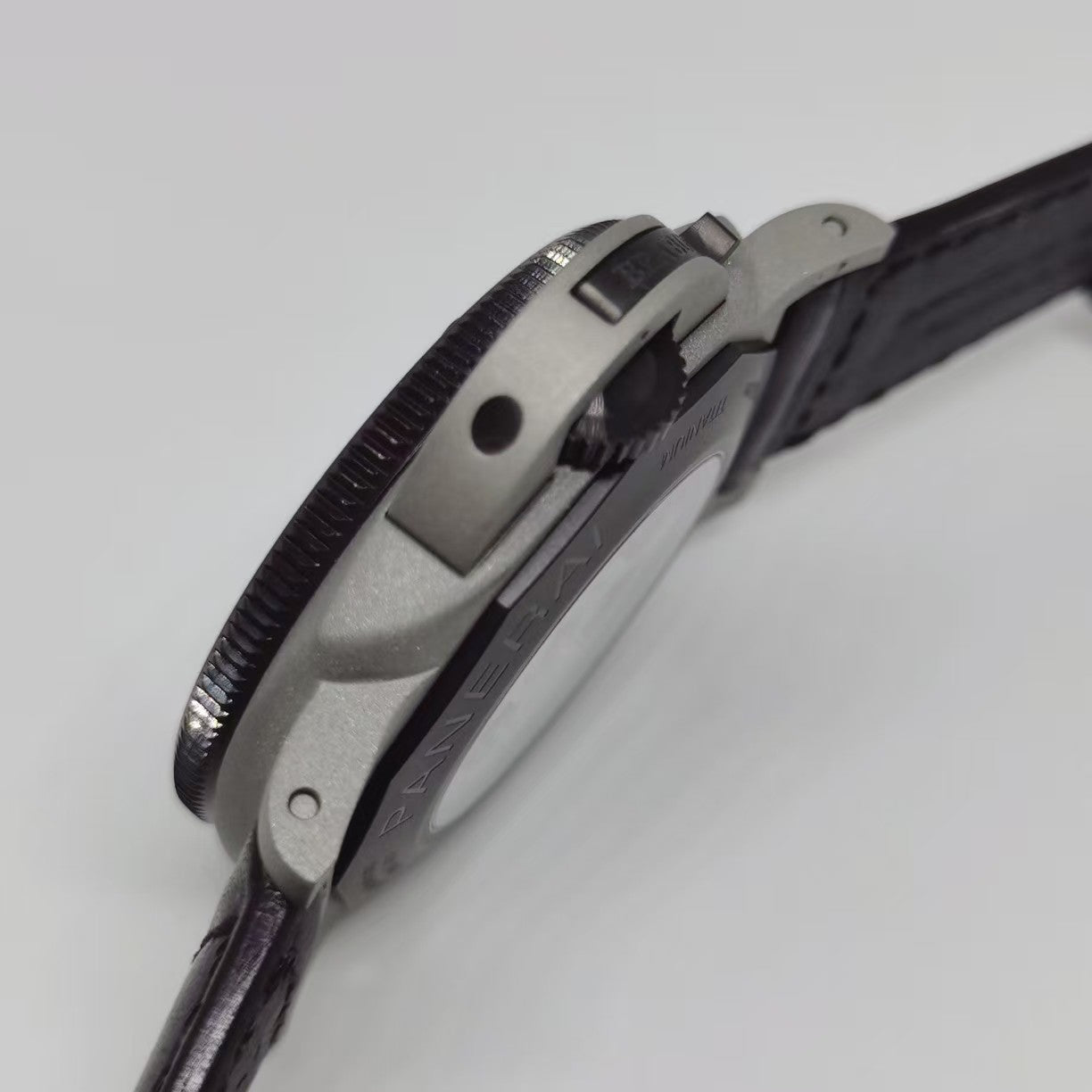 Black Hollow- 904L Steel - Black Leather -Automatic - 47mm