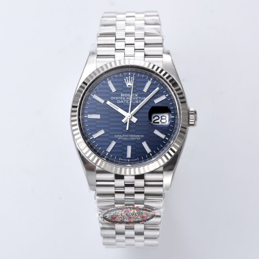 C-Factory - Blue Wave - Silver 904L Steel- Automatic - 41mm