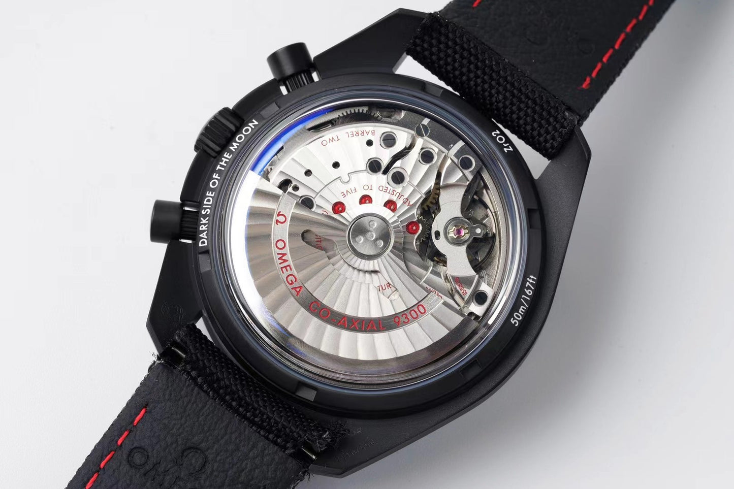 Chronograph -Moon back - Grey - Black Rubber- Automatic - 44mm