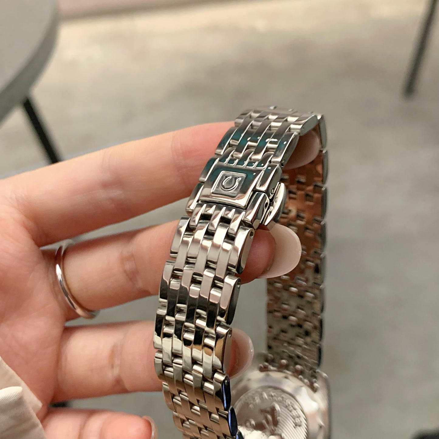 LADY - Two hands -White - Silver 904L Steel - Quartz - 28mm