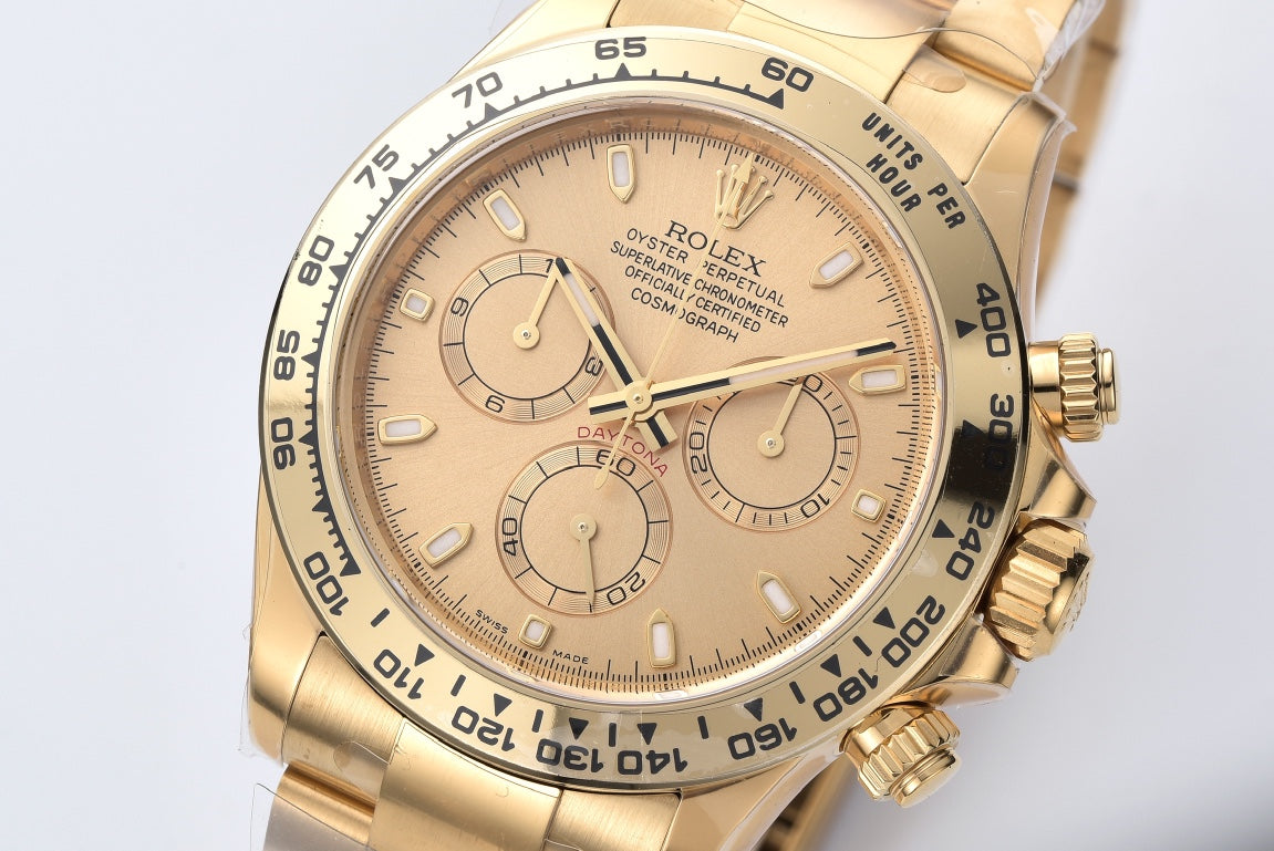 Chronograph -C-Factory -Yellow Steel- 904L Steel- Automatic - 40mm