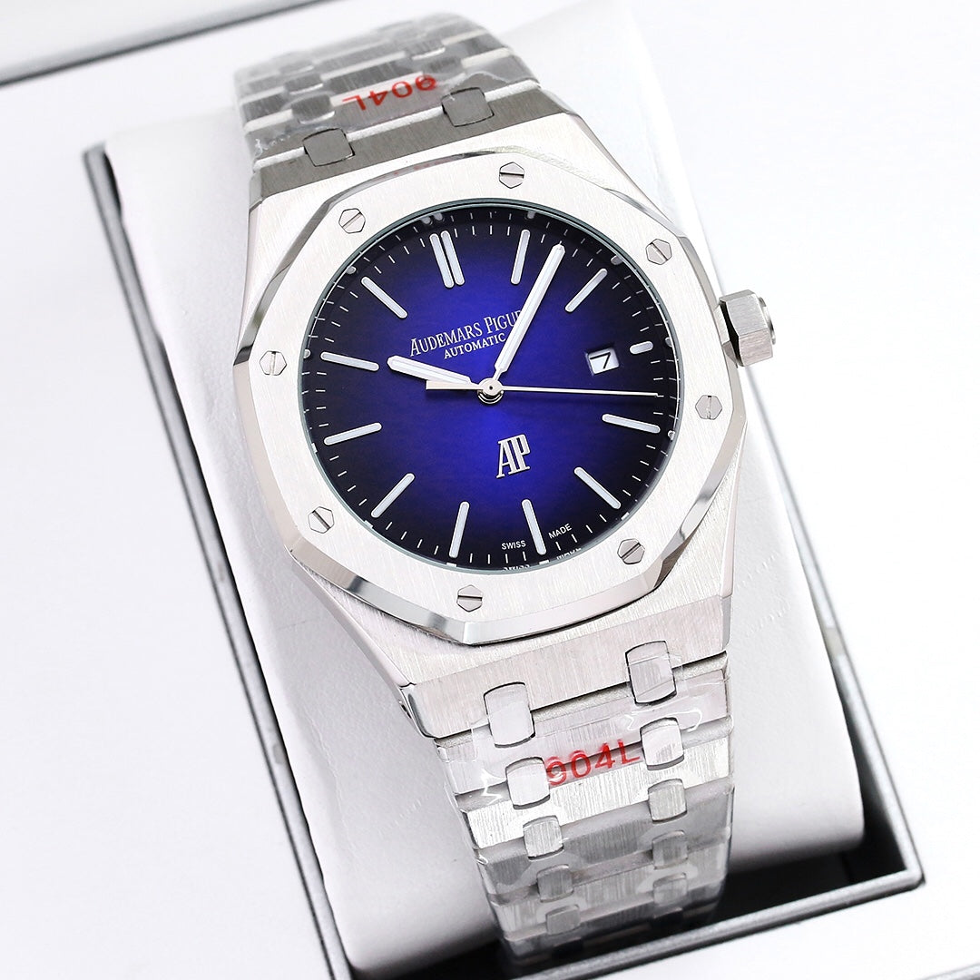 Blue - 904L White Steel - Automatic - 41mm