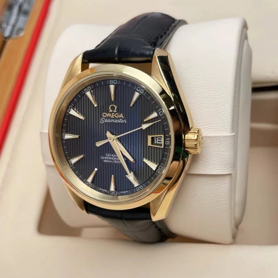 Top version -231.53.34.20.01.001 -Yellow Bezel -Black leather- Automatic - 41mm