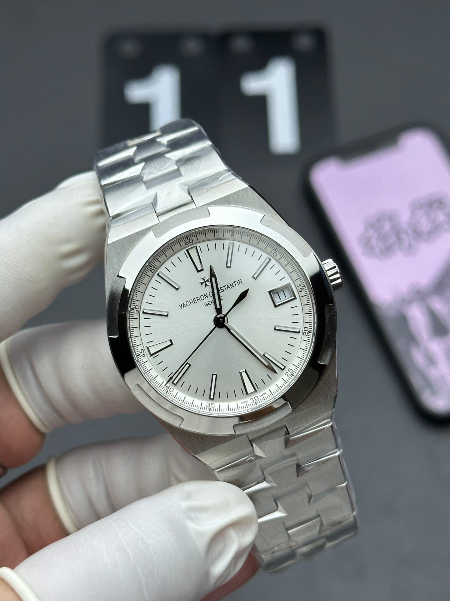 White 904L Steel - Silver Steel - Automatic - 41mm