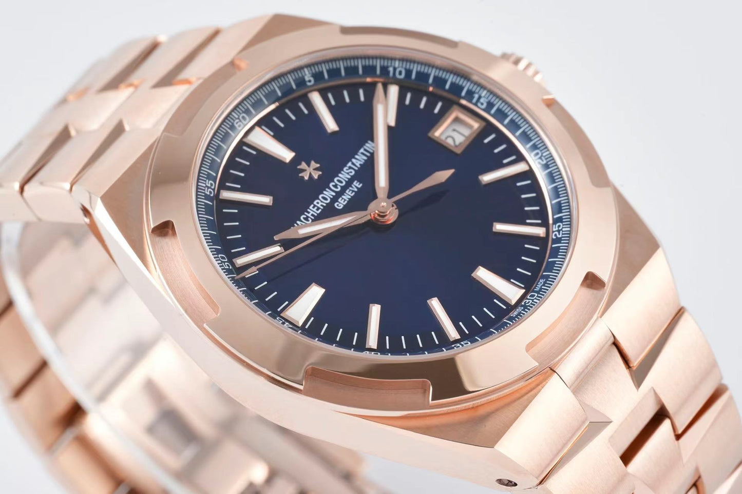 Blue Silver - Rosegold 904L Steel - Automatic - 41mm