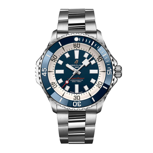 Blue Ceramic- Blue White - 904L Steel - Automatic - 42mm