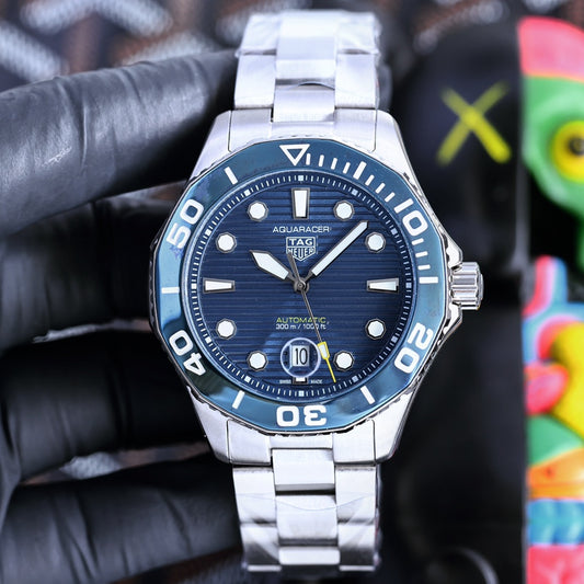 Blue -White 904L Steel - Automatic - 41mm