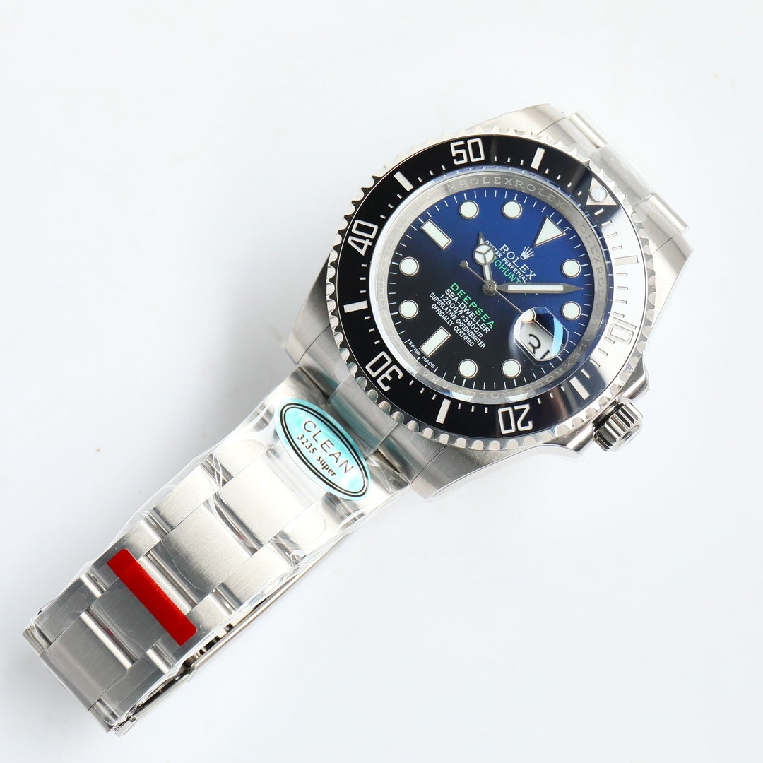 L Size - PHunter -Blue Black -White 904L Steel -Automatic- 44mm
