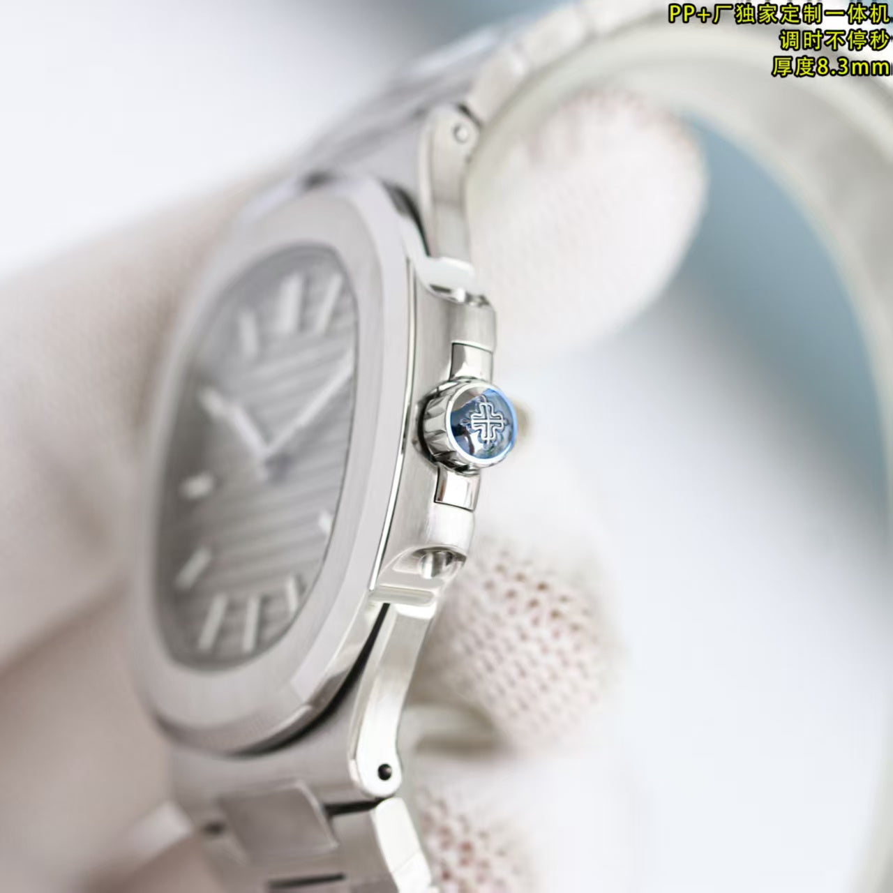 Grey Blue - Ultra thin-White 904L Steel - Automatic - 40mm