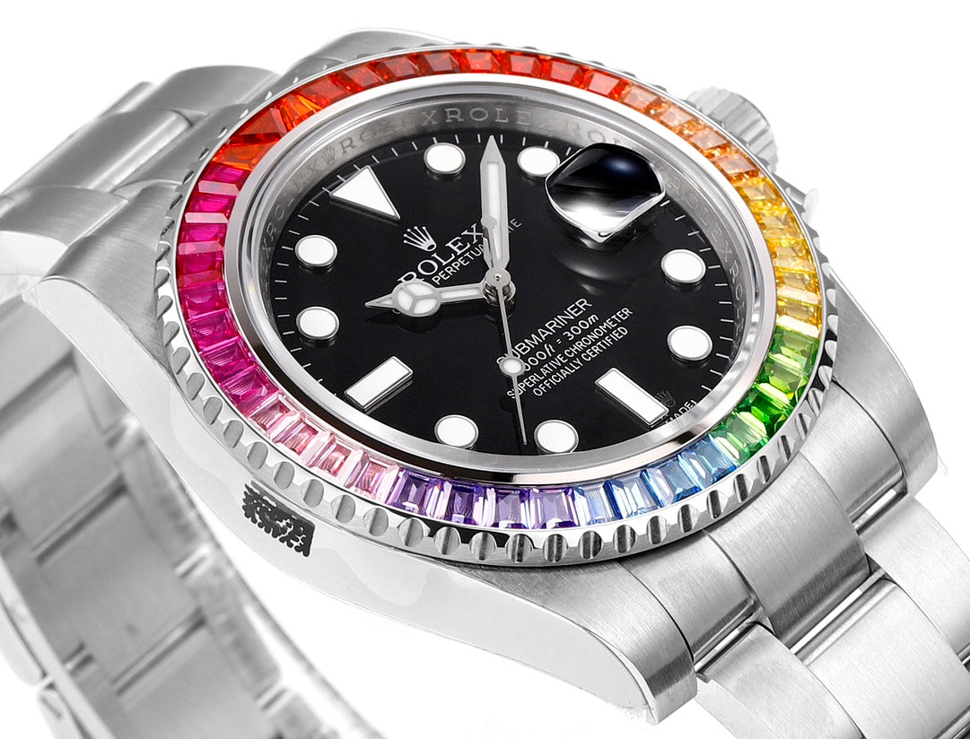 Black Dial - Rainbow 904L Steel -Automatic- 41mm