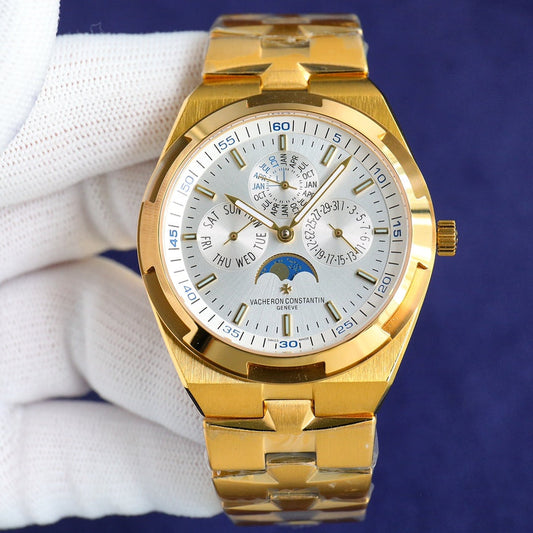 Chronograph-White Yellow - Yellow gold 904L Steel - Automatic - 41mm