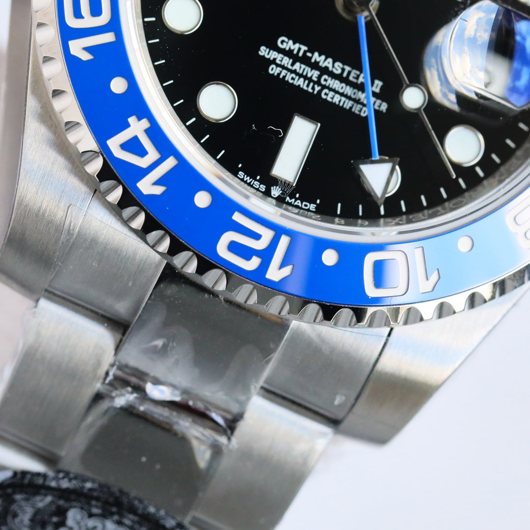 C-Factory - Blue Black- Silver 904L Steel - Automatic - 40mm