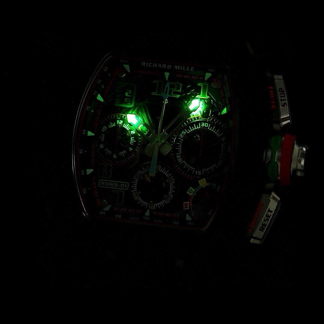 Chronograph - Black 904L Steel- Black Rubber- Quartz - 41*49mm