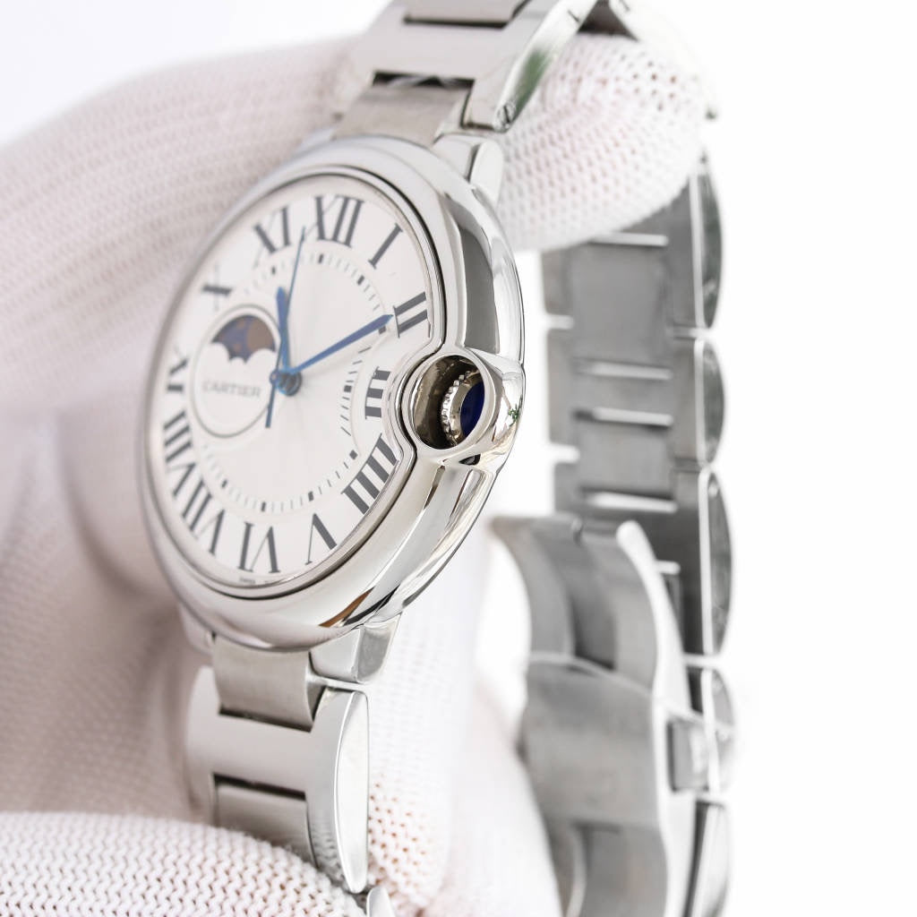 Silver 316L Steel - Silver Steel - Quartz/Automatic - 42mm