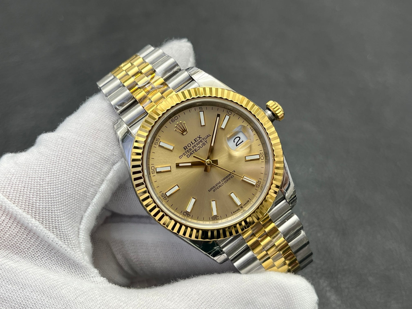 C-Factory -Yellow - Silver Yellow 904L Steel- Automatic - 41mm