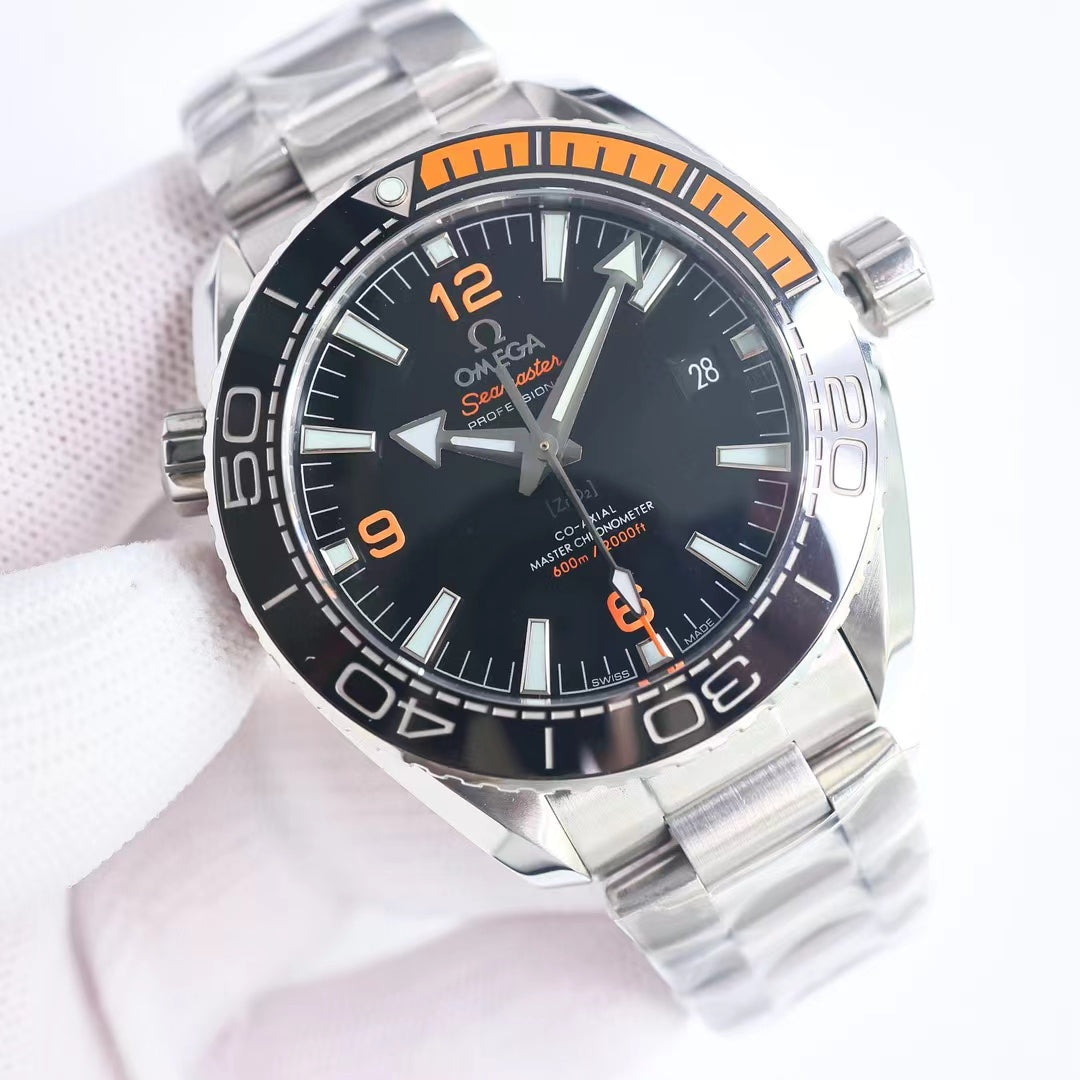 Black Orange - White 904L Steel -  Automatic - 43mm