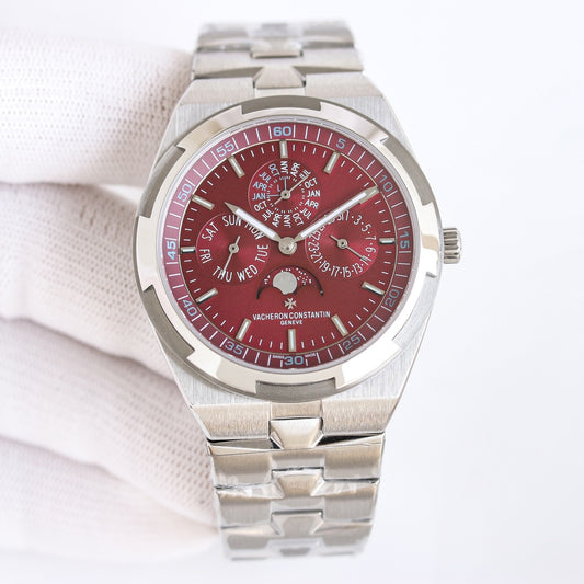 4300V-120G-B102 -Red Silver - 316L Steel - Automatic - 41mm