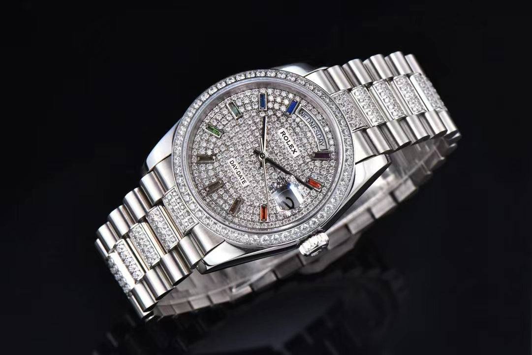 Luxury - White Silver - 904L Steel - Automatic - 36mm