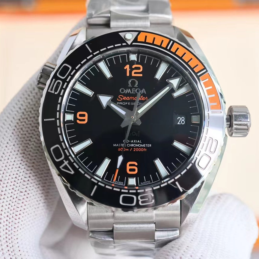 Black Orange - White 904L Steel -  Automatic - 43mm