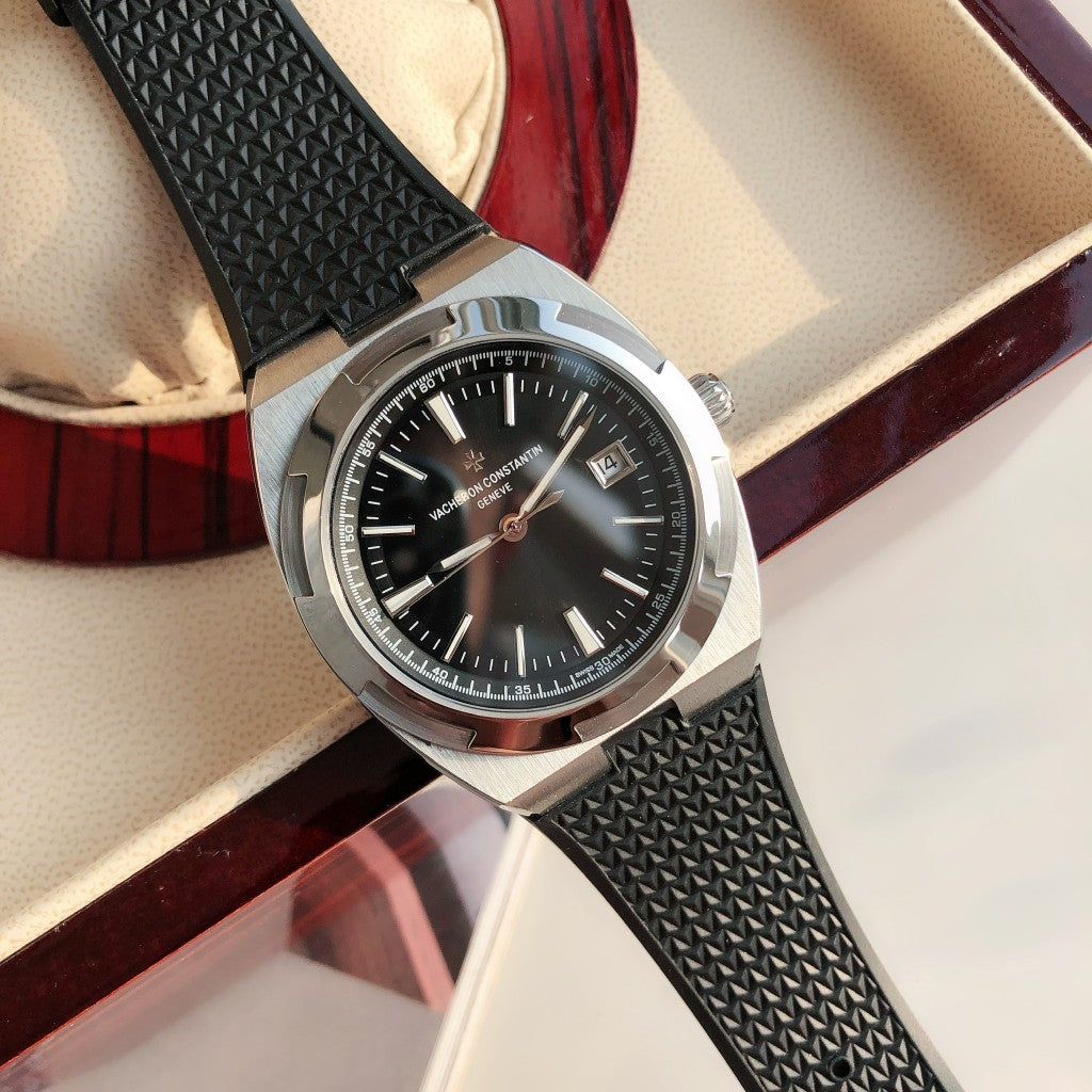 Black Silver - Black Rubber - Automatic - 41mm