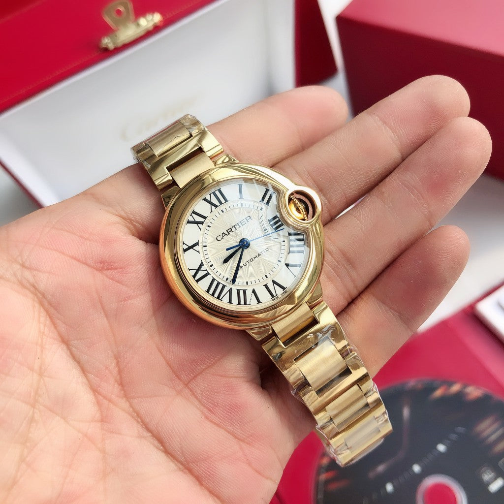 White - Yellow gold 904L Steel - Automatic - 42mm/36mm