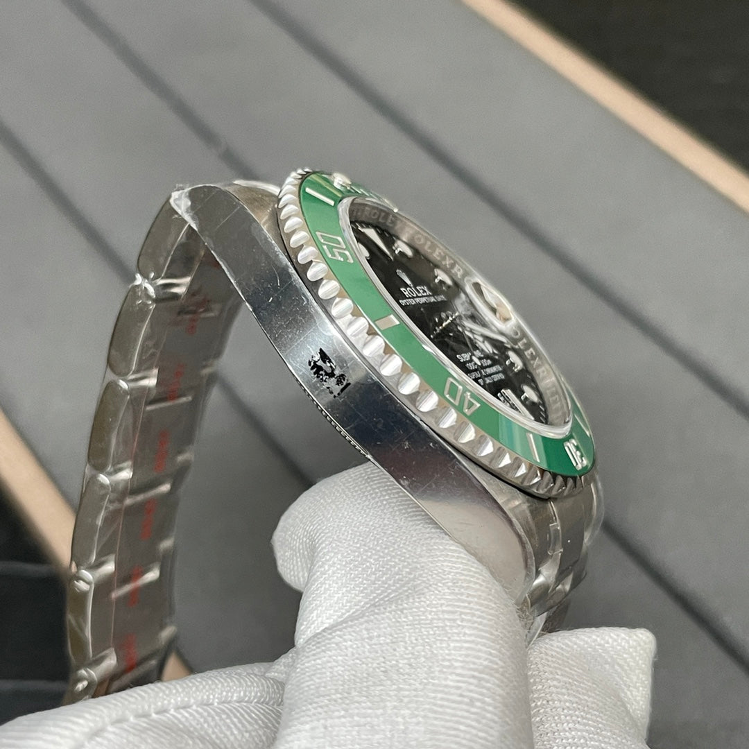 C-Factory -Black Green- Silver 904L Steel - Automatic - 41mm