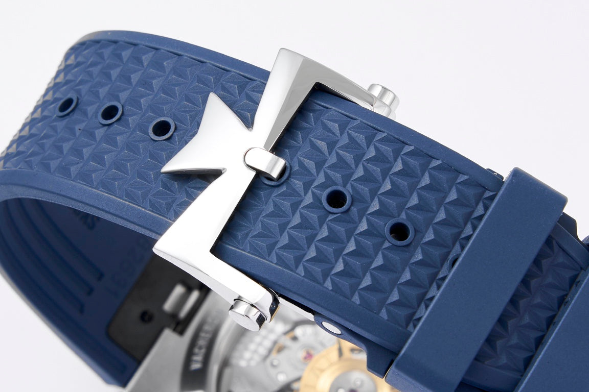 Blue Silver - Blue Rubber - Automatic - 41mm