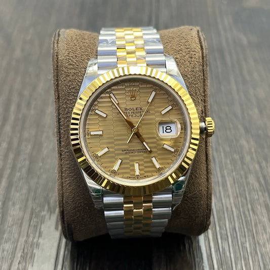 C-Factory - Yellow Wave - Silver Gold 904L Steel- Automatic - 41mm