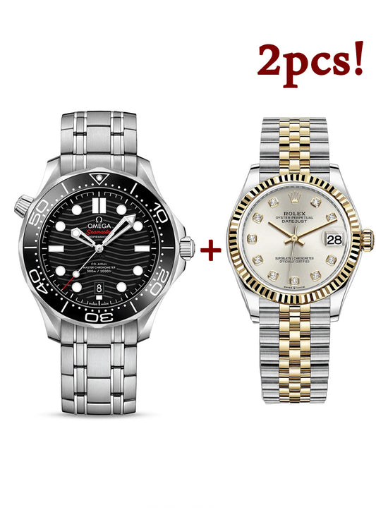 Almost gone! Special Offer! SMaster300 + Lady‘s D-just -2PCS - Automatic - 42mm/31mm