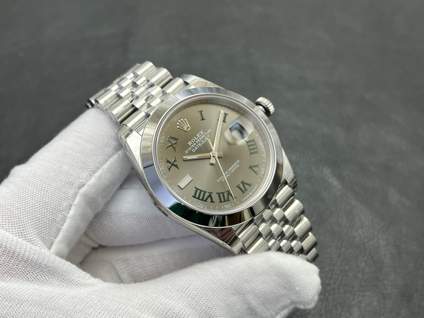 C-Factory -Grey - Smooth Bezel - Silver 904L Steel- Automatic - 41mm