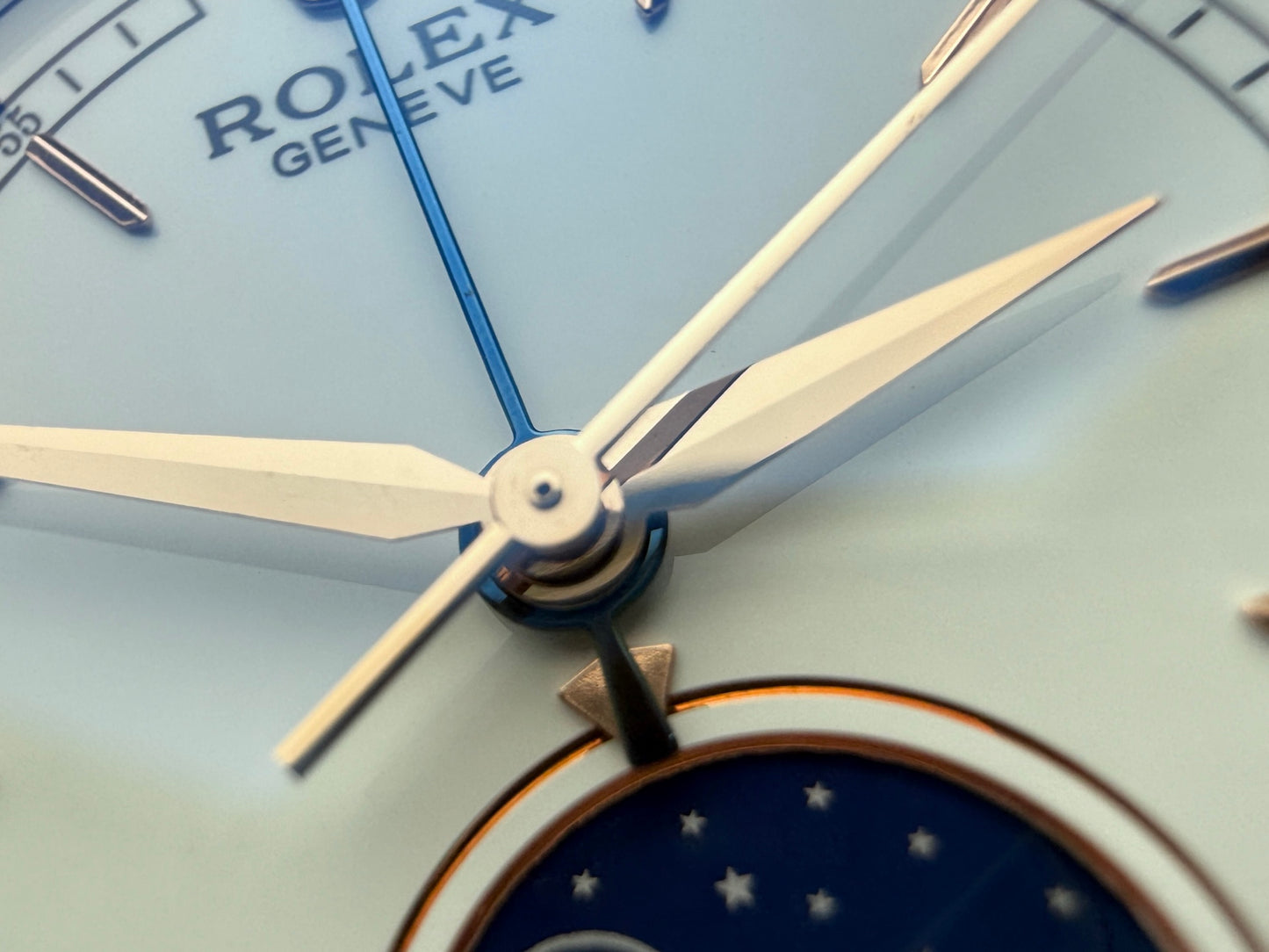 White -904L Yellow gold -Moon phase - Blrown Leather - Automatic - 39mm