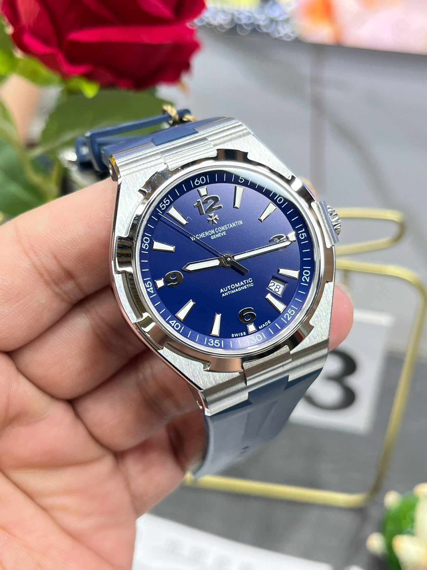 Blue Silver - Blue Rubber - Automatic - 41mm