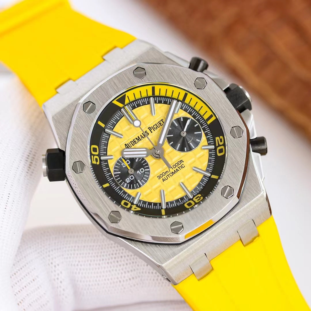 26703ST.OO - Yellow -Yellow Rubber - Quartz- 42mm