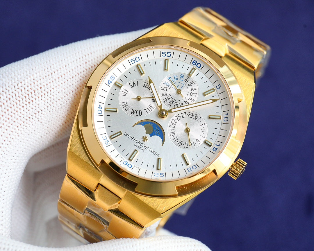 Chronograph-White Yellow - Yellow gold 904L Steel - Automatic - 41mm