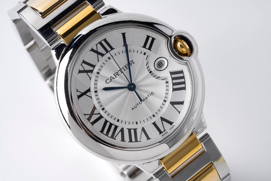 White 316L Steel - Yellow Silver Steel - Automatic - 42mm