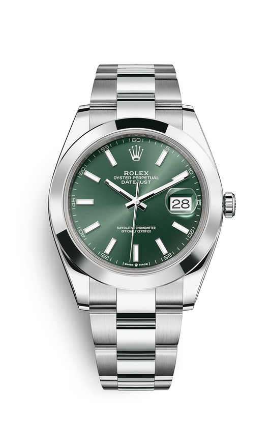 Green Blue - White 904L Steel - Automatic -41mm