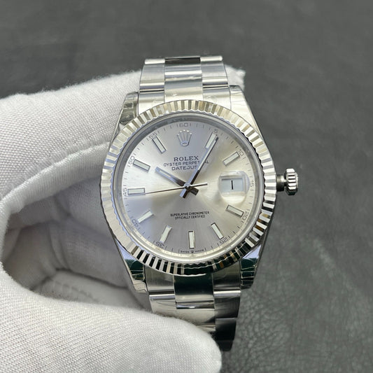 C-Factory -Silver - Silver 904L Steel- Automatic - 41mm