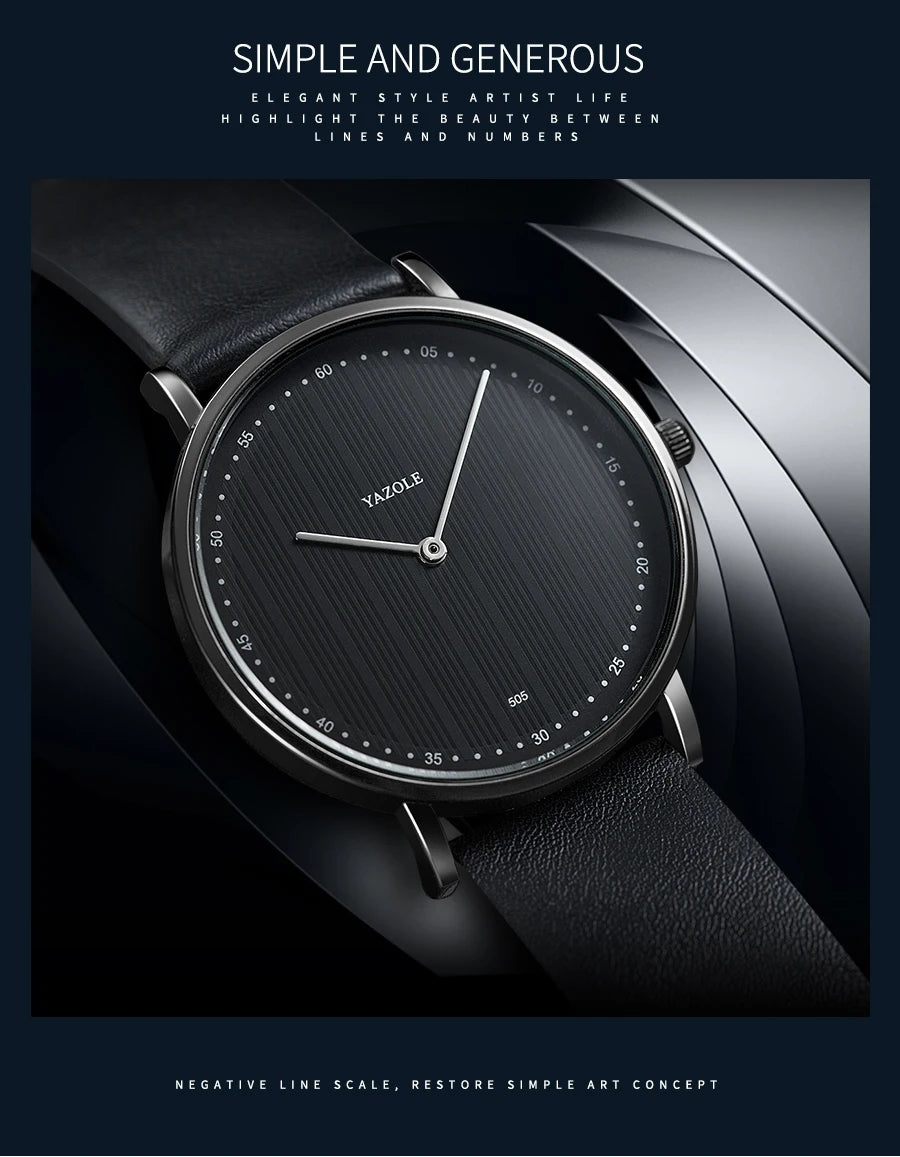 White - Black Leather - Automatic - 42mm