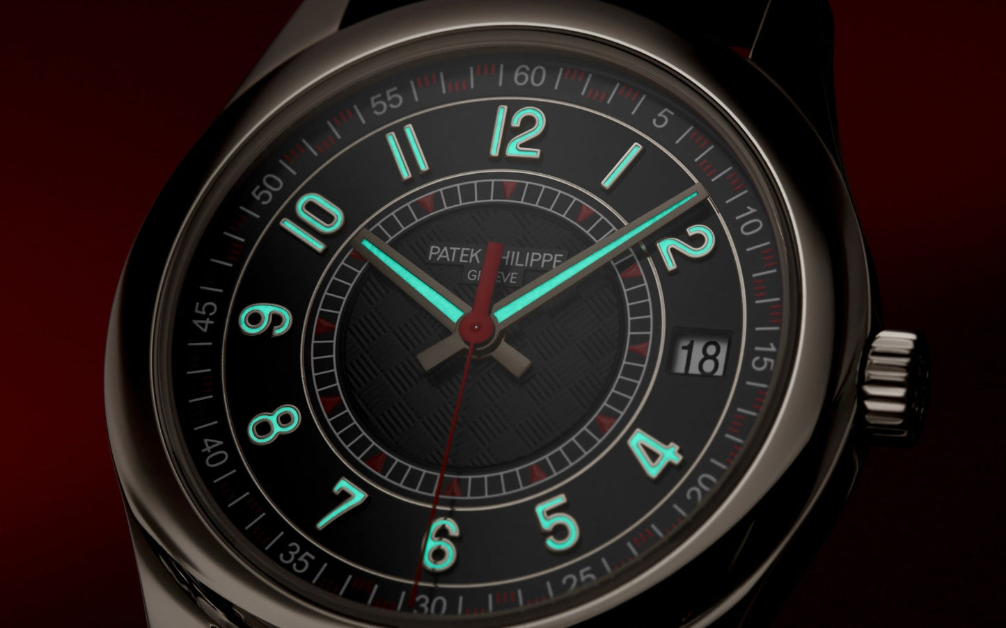 Red Black - Black Leather - Automatic - 40mm