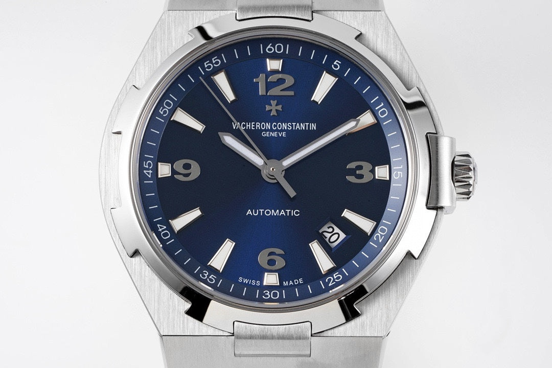 Blue White - Silver 904L Steel - Automatic - 41mm