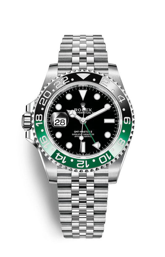 Left -Black Green - Silver 904L Steel - Automatic - 40mm