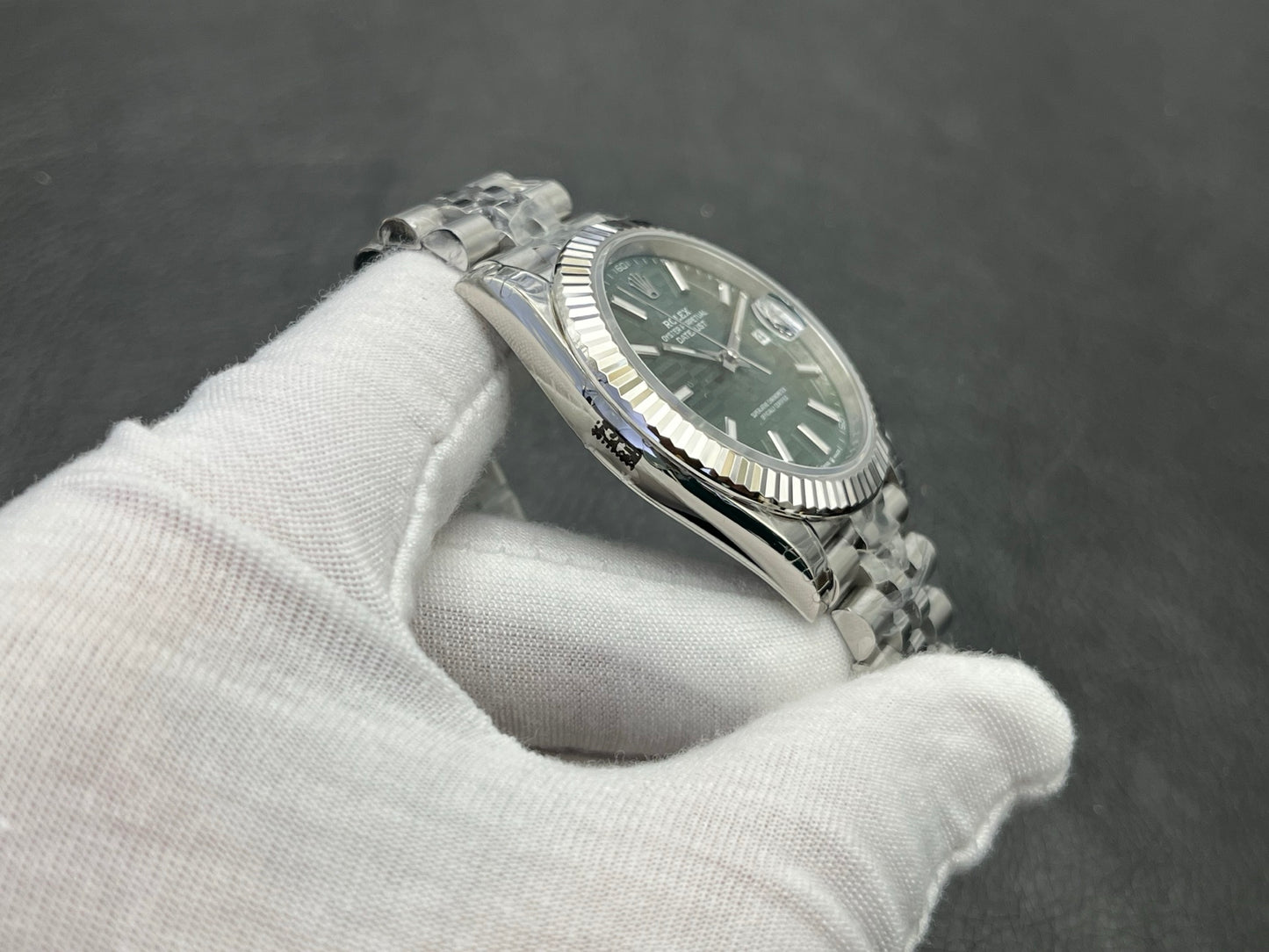 C-Factory -Green Wave - Silver 904L Steel- Automatic - 41mm
