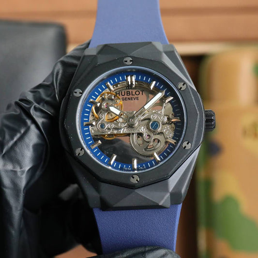 Blue Hollow - Blue Rubber - Automatic - 45mm