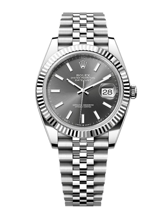 Grey - Silver 904L Steel- Automatic - 41mm