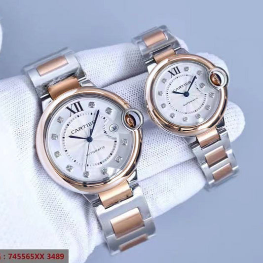 Rosegold silver - 904L Steel - Automatic - 42mm/33mm