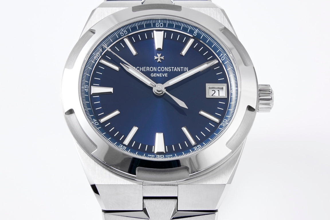 cal 5100 - Blue - Silver 904L Steel - Automatic - 41mm