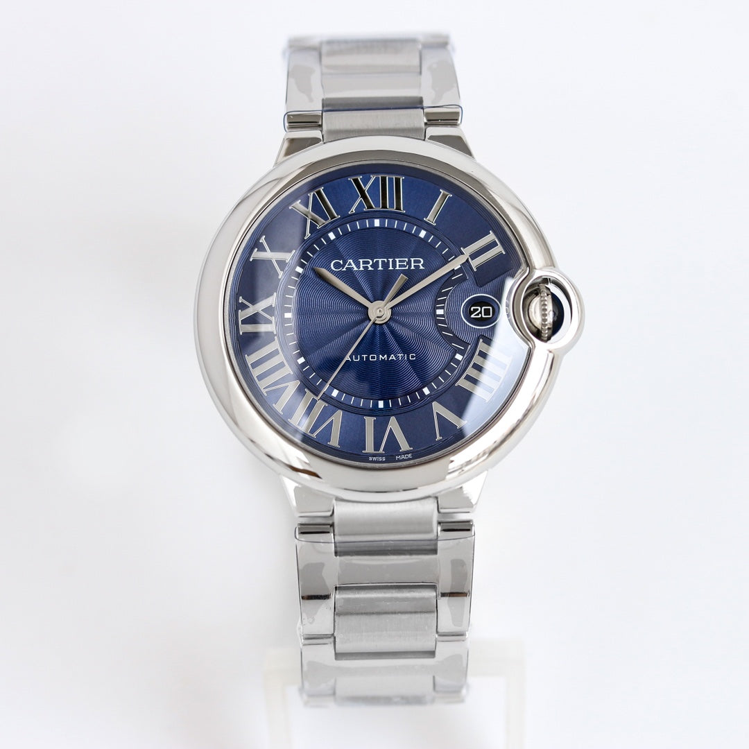 Blue - White Silver - 904L Steel- Automatic - 36/42mm