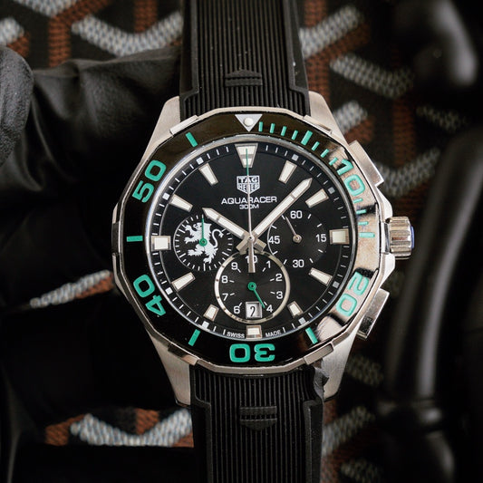 Chronograph - Black Rubber - Quartz - 41mm