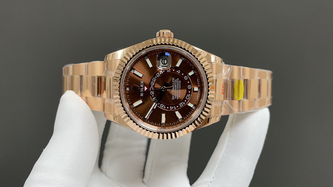 C-Factory -Brown Rosegold - 904L Steel - Automatic - 42mm